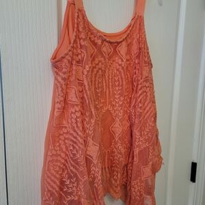 Xhilaration Coral Lace Camisole